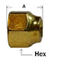 Forged Reducing Nut 45deg Flare Diagram